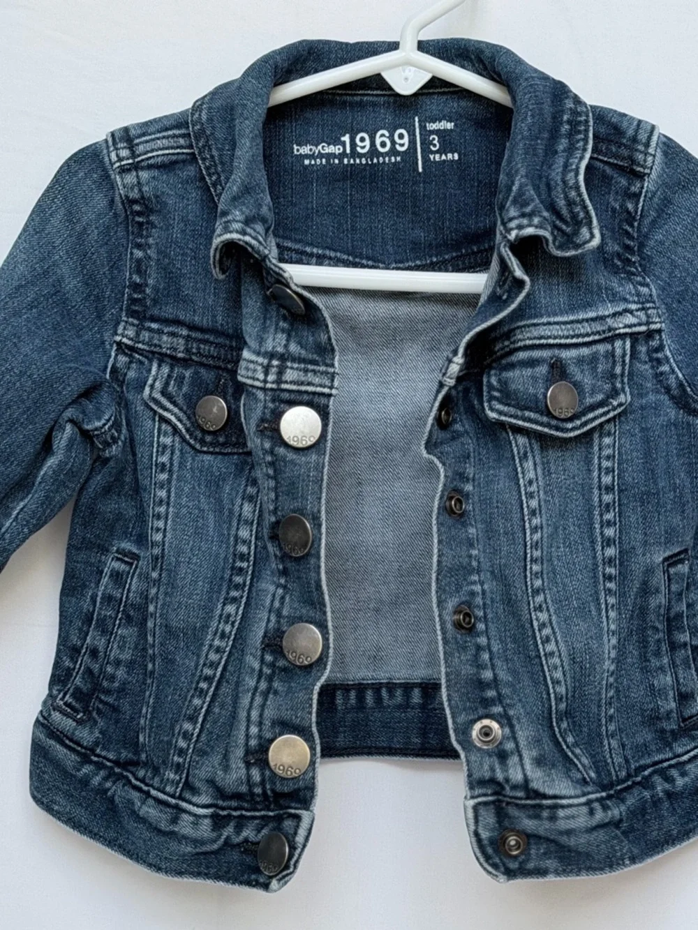GAP Baby Denim Jacket in Indigo Blue